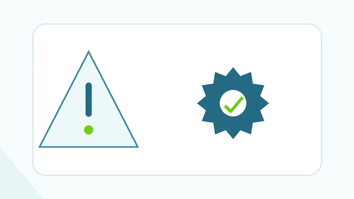 Abstract troubleshooting guide illustration